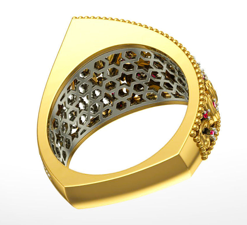Unisex Ring 2 3D print model_5