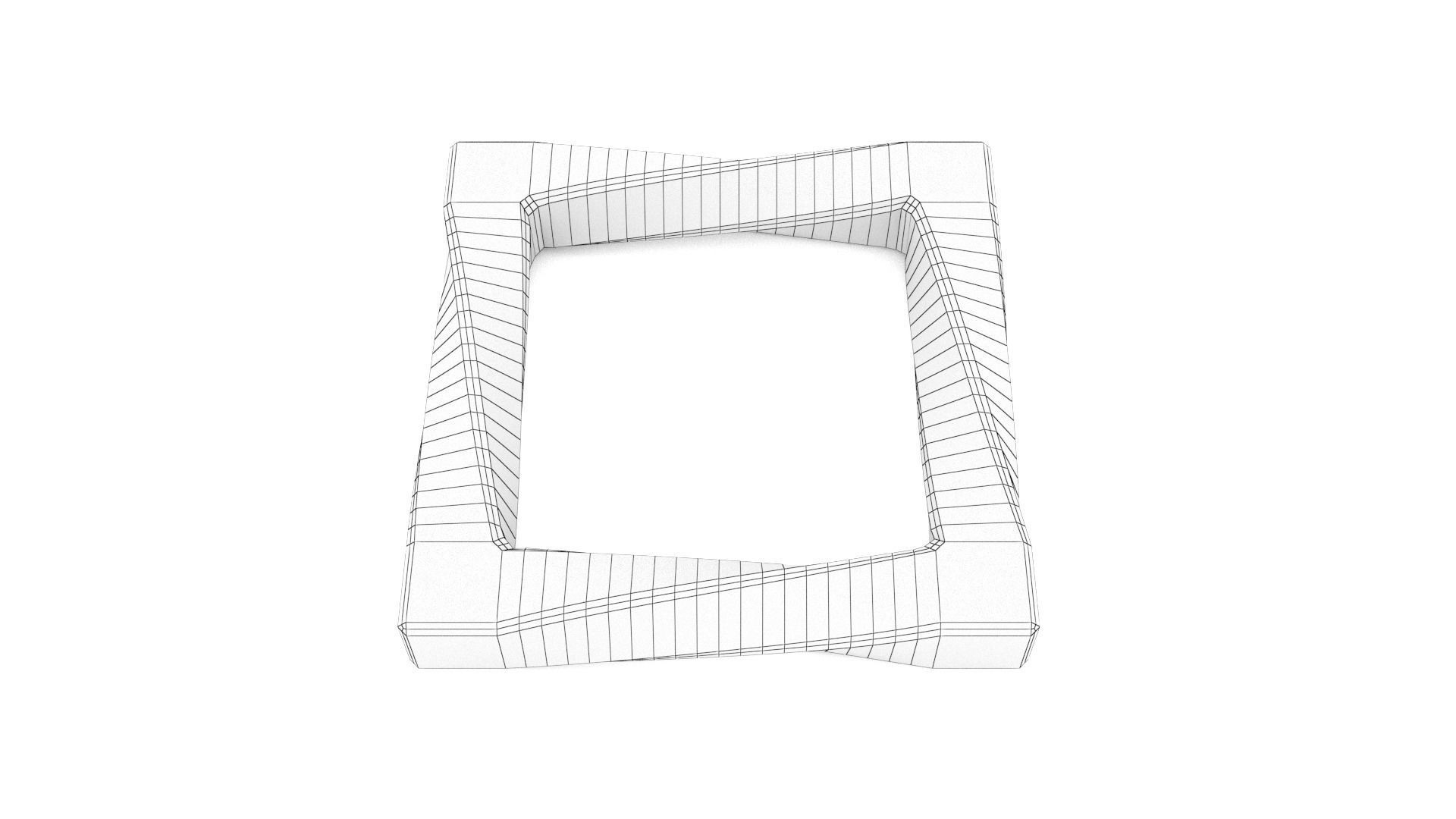 Twisted Square 3D print model_3