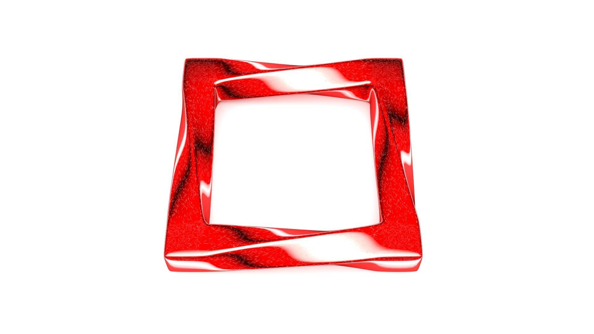 Twisted Square 3D print model_0