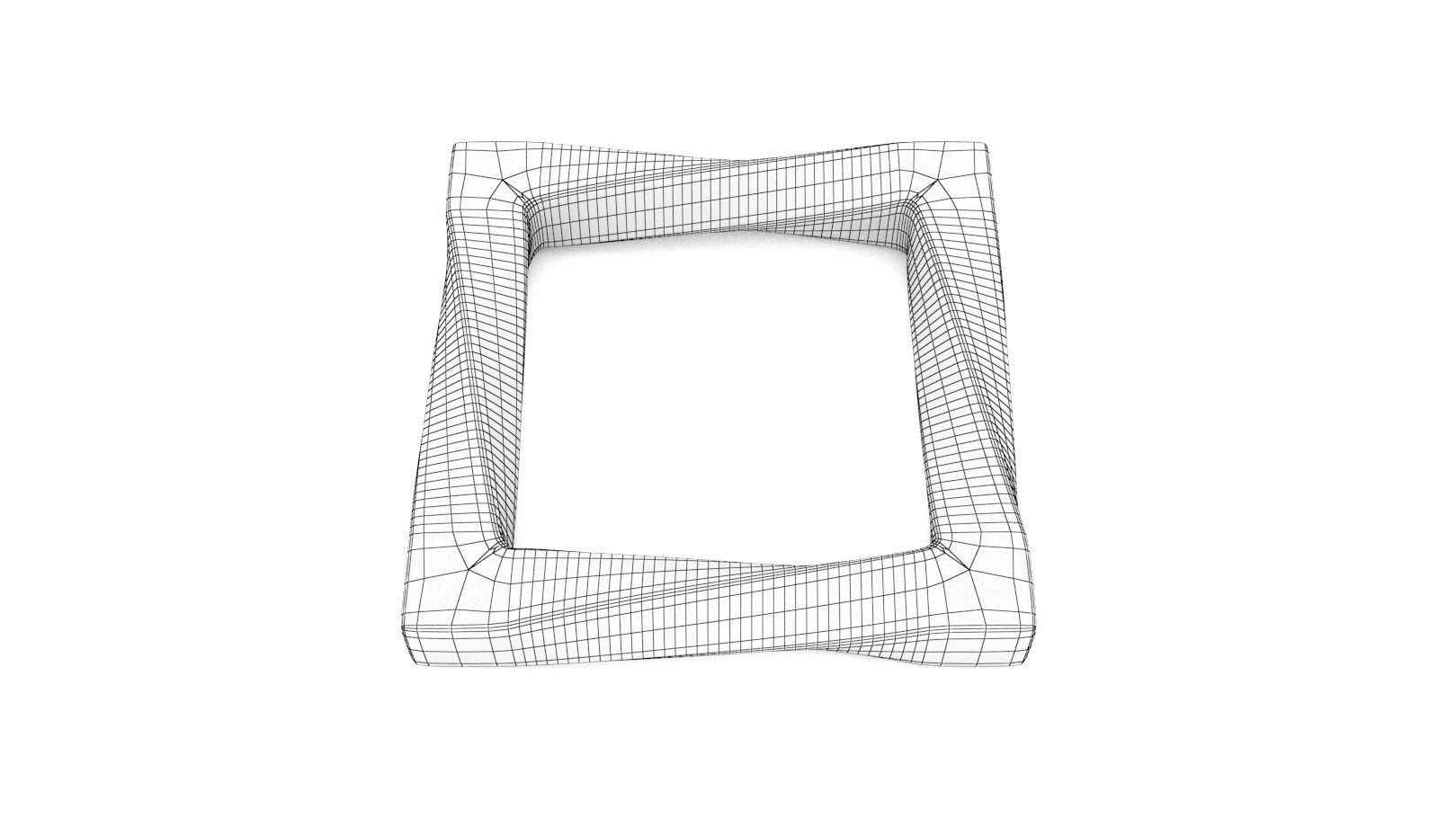 Twisted Square 3D print model_4