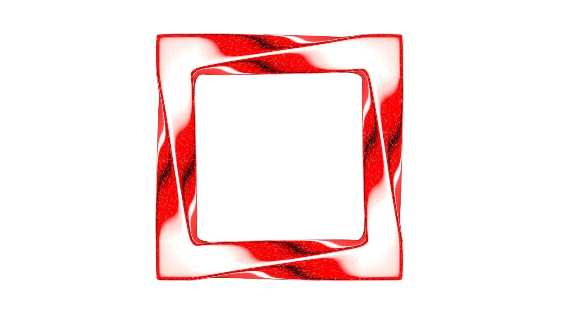 Twisted Square 3D print model_1