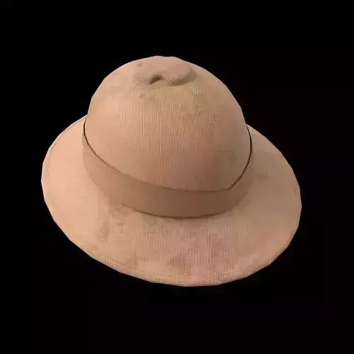 Warrior helmet Desert Free low-poly 3D model