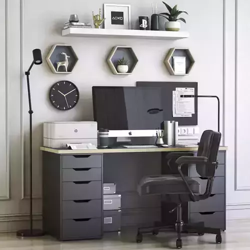 Office workplace 42 3D model