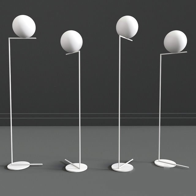 Ic Flos Floor Lamp Collection 3D model_1