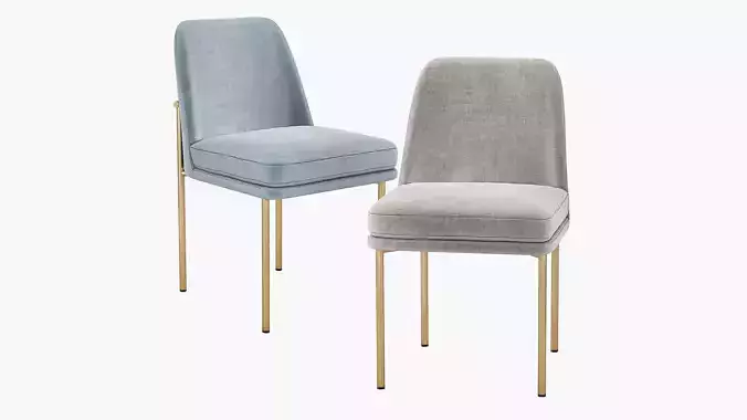 West Elm Jack Metal Frame Dining Chair