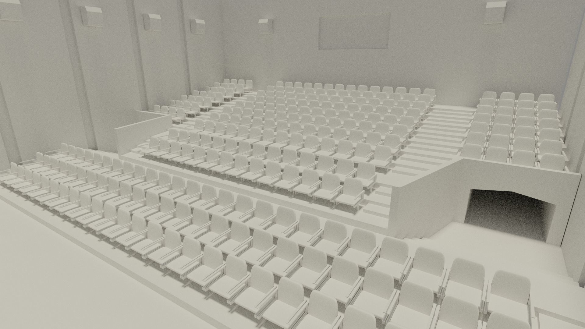2 Movie Theater 3D Model Collection_13