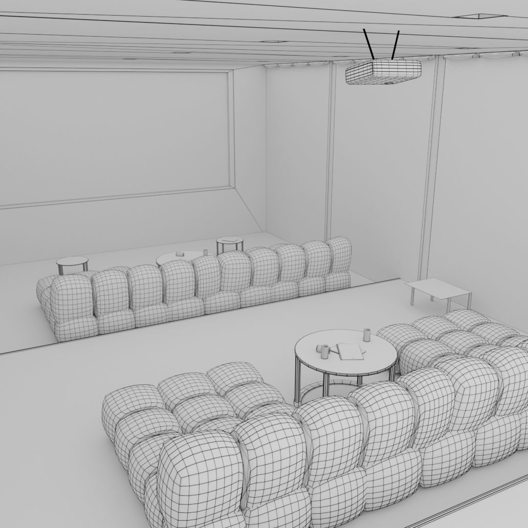 2 Movie Theater 3D Model Collection_16