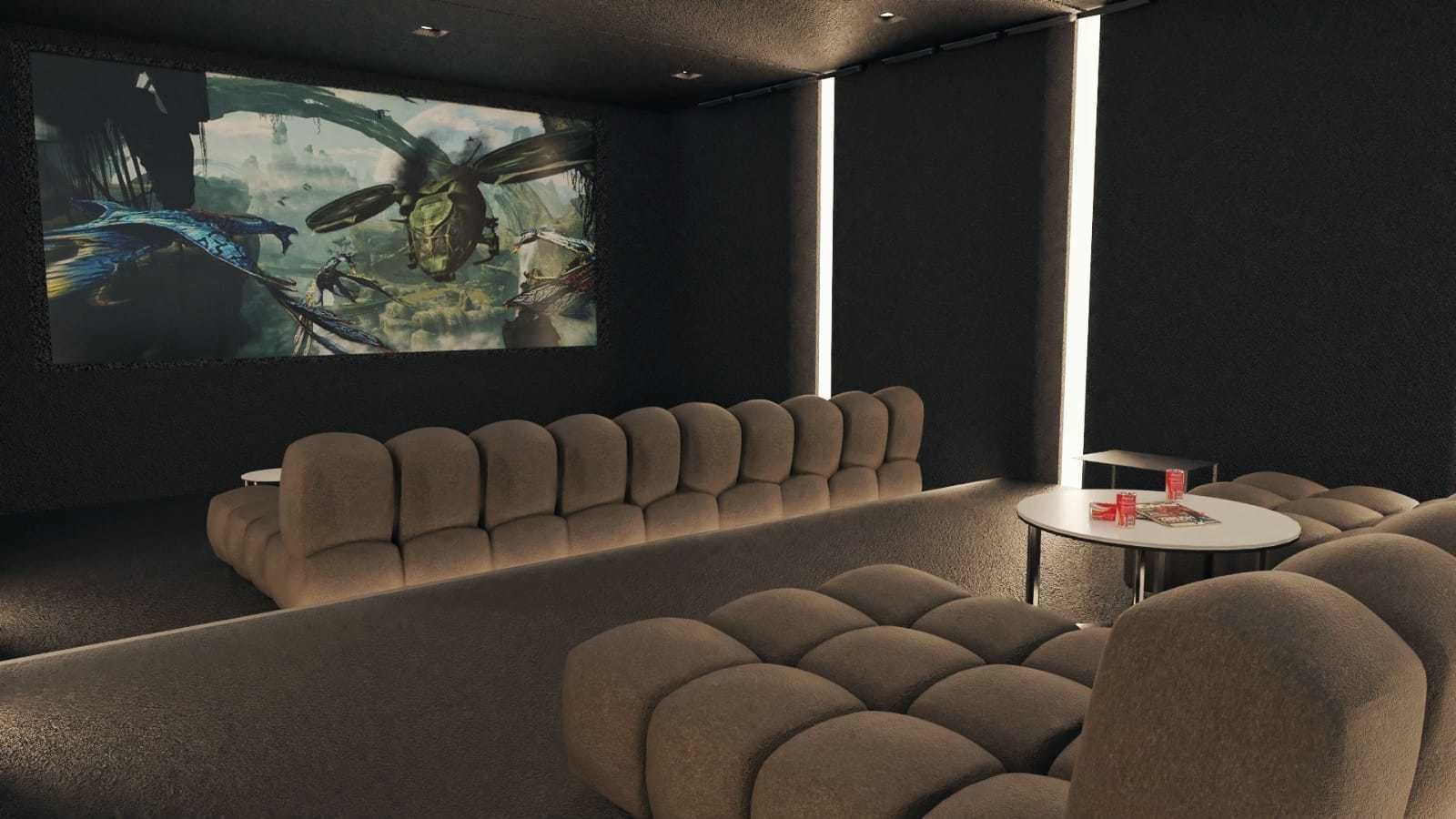 2 Movie Theater 3D Model Collection_2