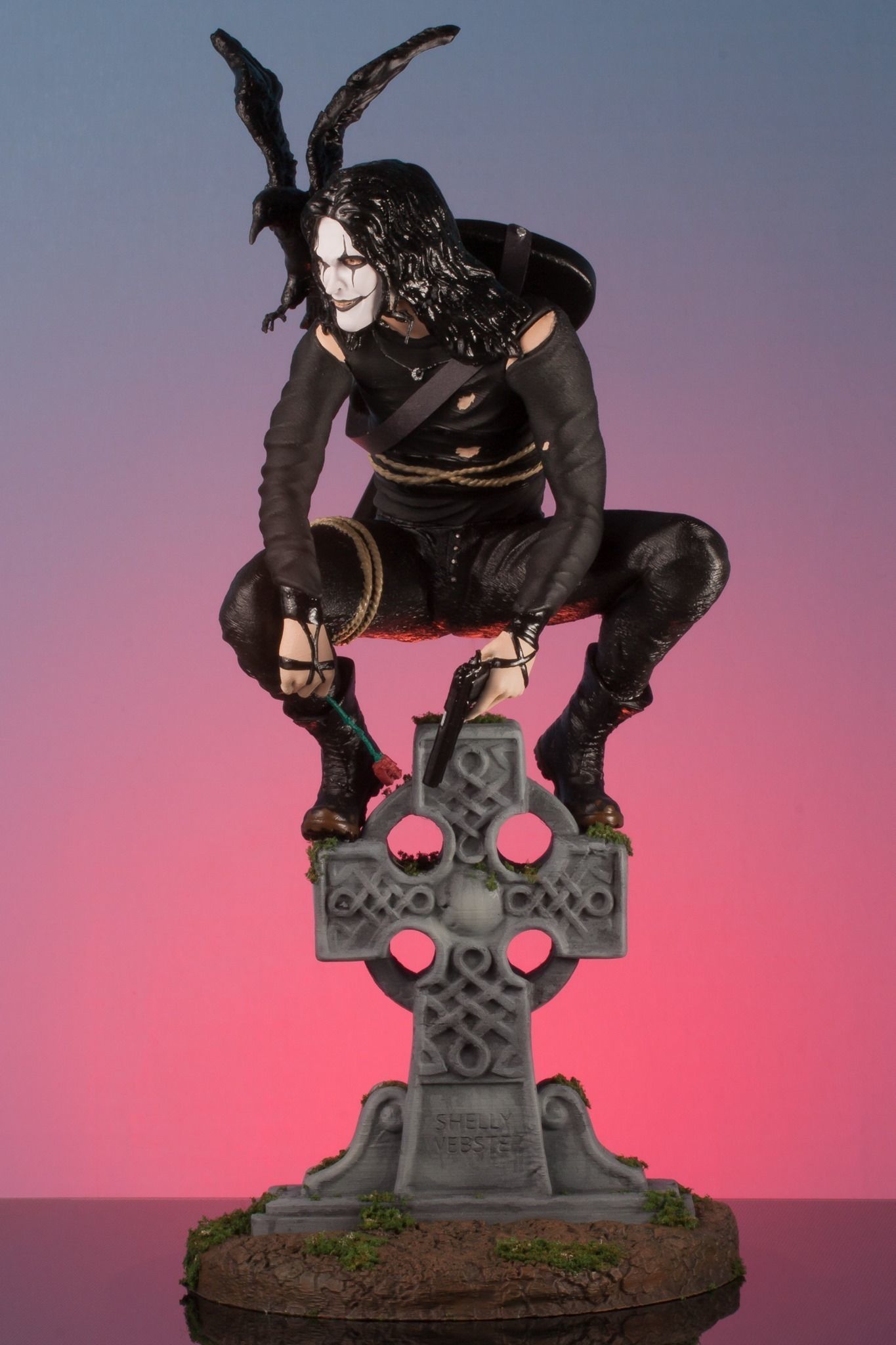 The Crow 3d model ready for 3d Printing 3D print model_13