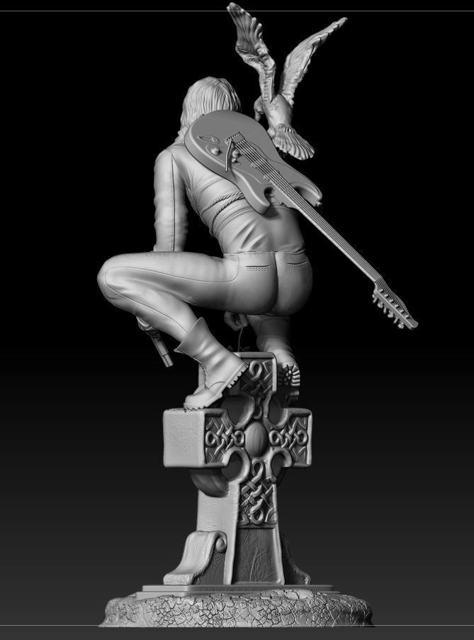 The Crow 3d model ready for 3d Printing 3D print model_2