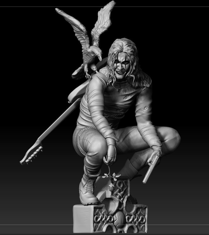 The Crow 3d model ready for 3d Printing 3D print model_1