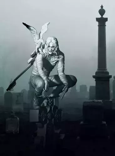 The Crow 3d model ready for 3d Printing 3D print model