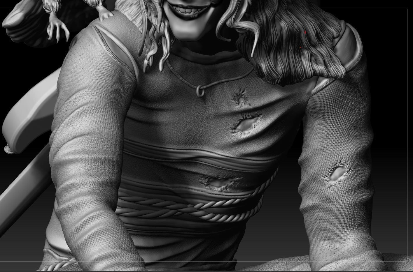 The Crow 3d model ready for 3d Printing 3D print model_8