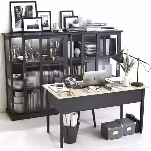 Office workplace 43 3D model