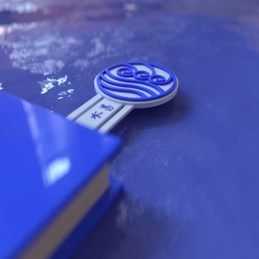 ATLA Water Tribe Bookmark 3D print model_0