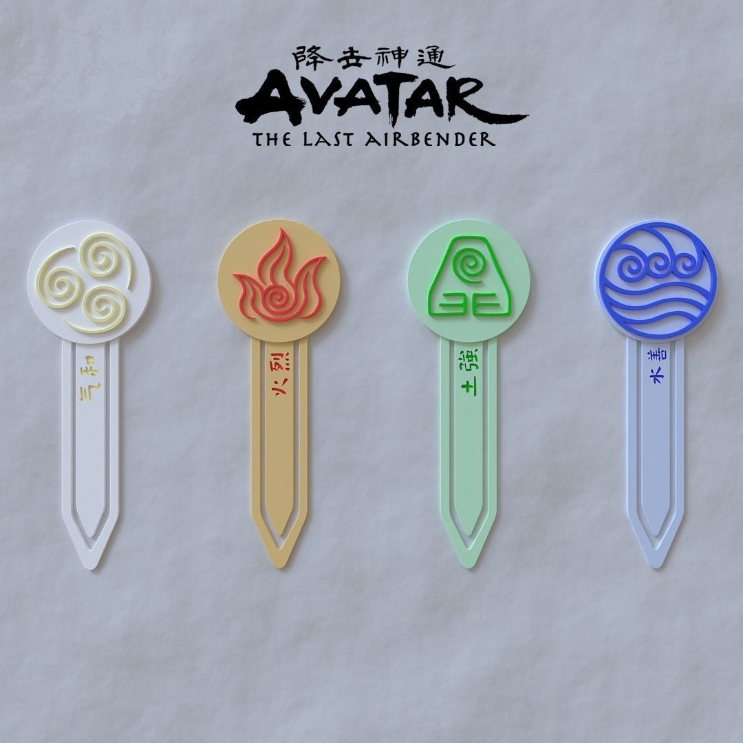 ATLA Water Tribe Bookmark 3D print model_1
