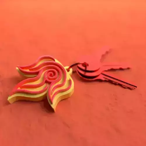 ATLA Fire Nation Keychain