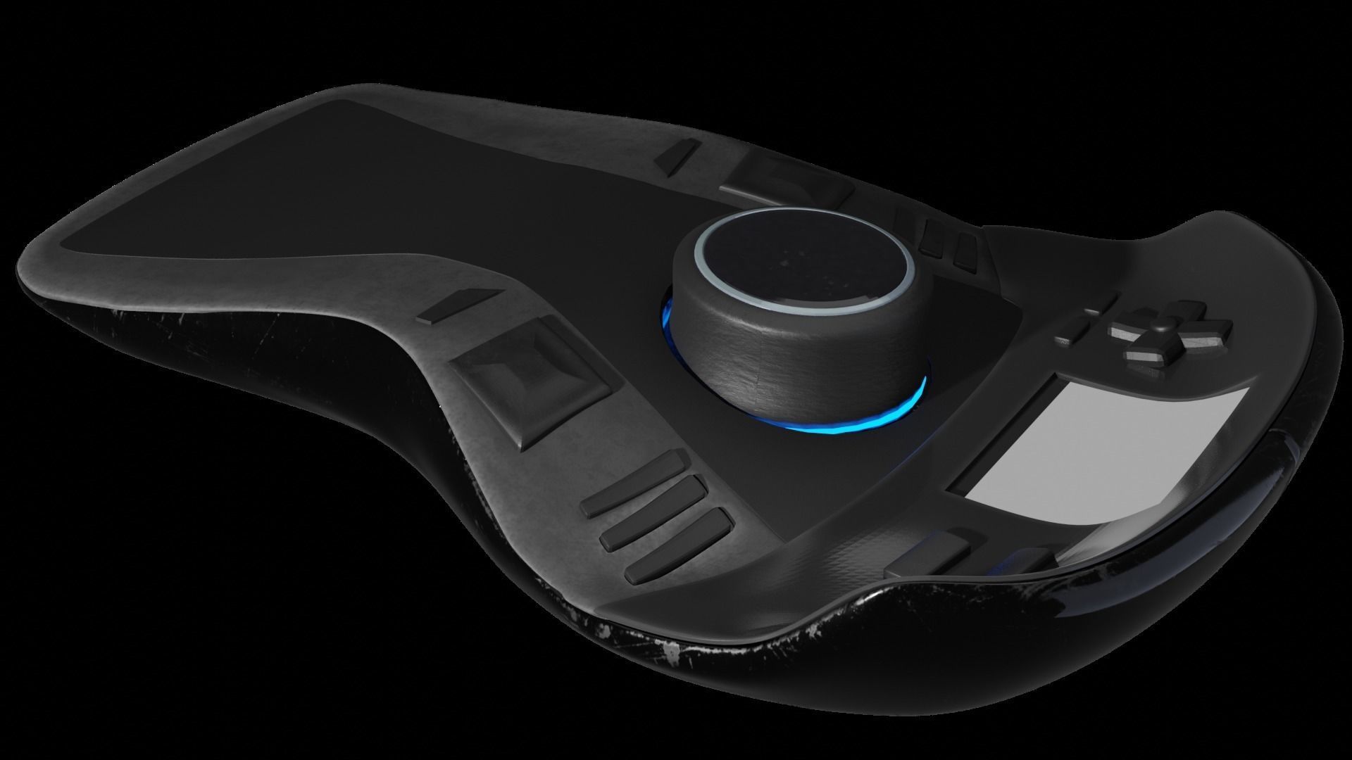 3D Mouse futuristic gaming 3D model_2