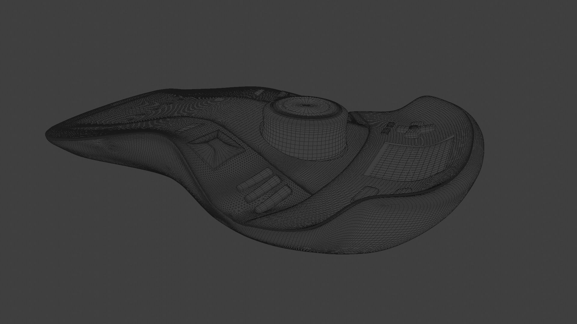 3D Mouse futuristic gaming 3D model_5