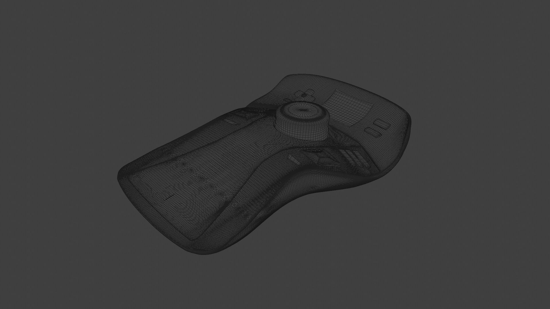 3D Mouse futuristic gaming 3D model_4