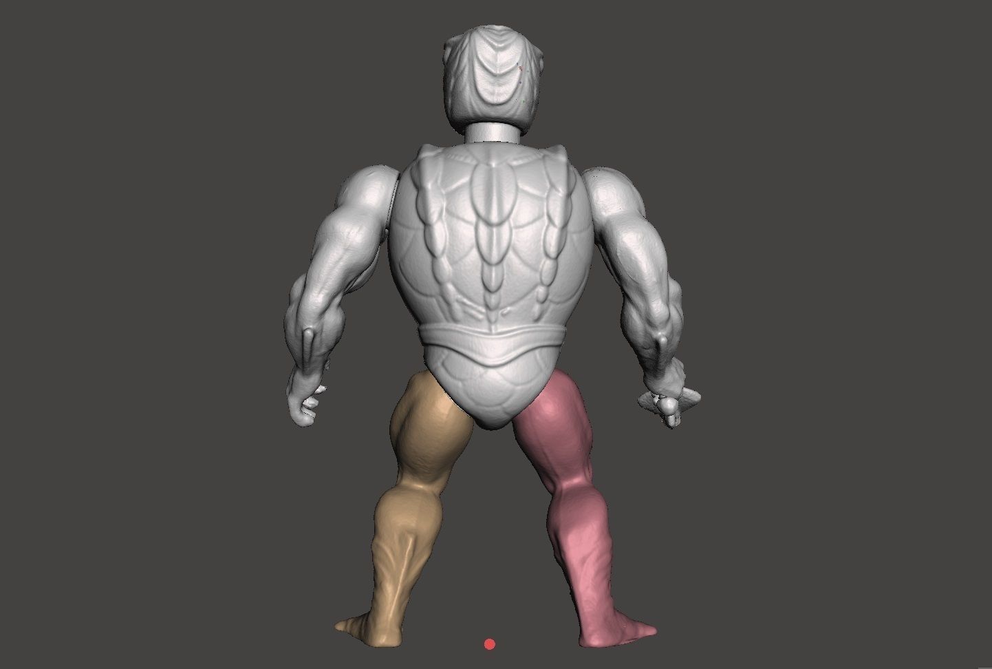 Kobran Khan Motu Style Vintage Action Figure Complete 3D print model_3