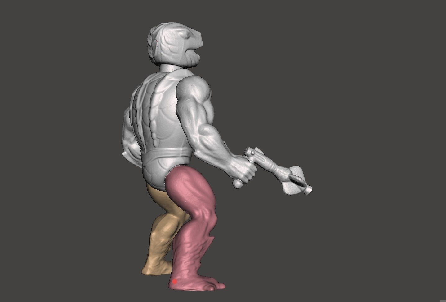 Kobran Khan Motu Style Vintage Action Figure Complete 3D print model_2