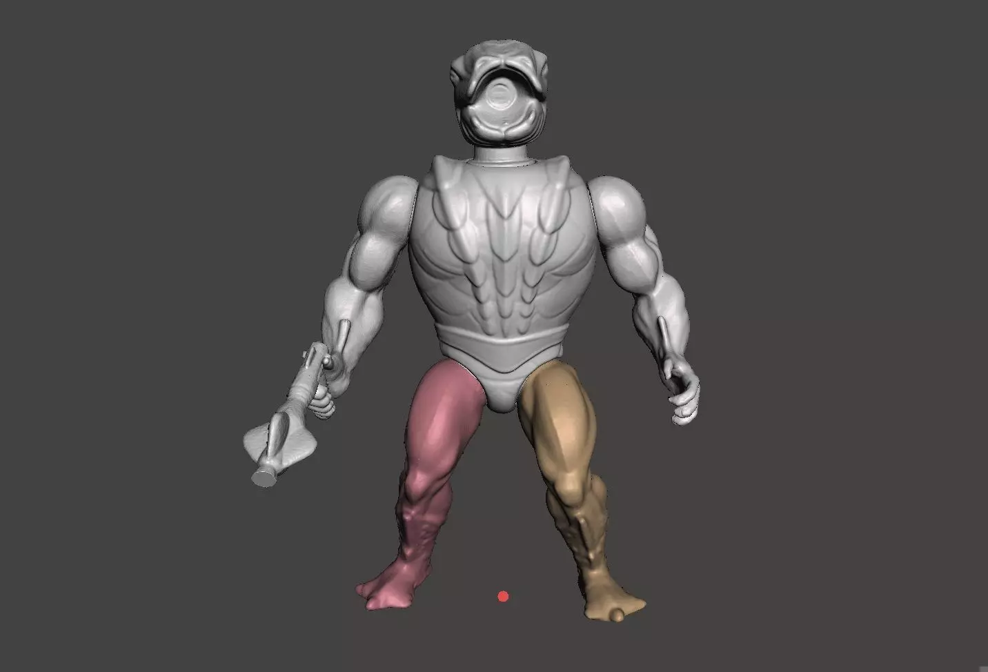 Kobran Khan Motu Style Vintage Action Figure Complete 3D print model_0