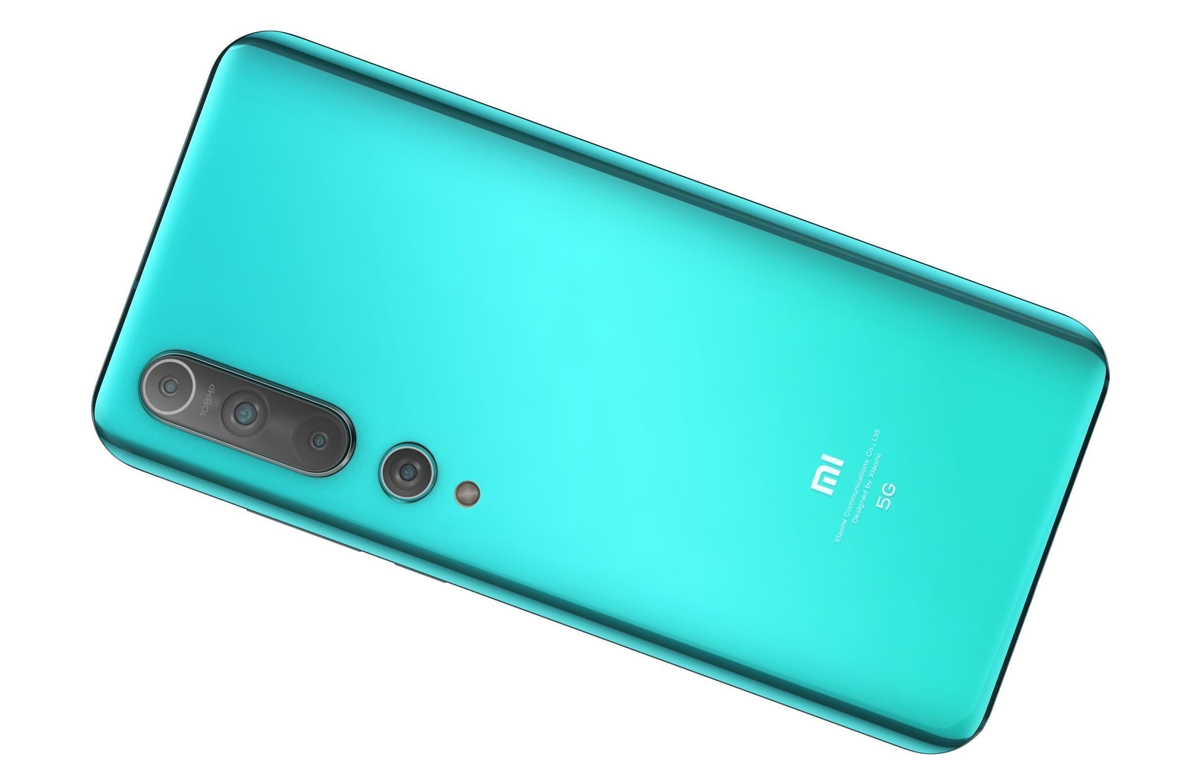 Xiaomi Mi 10 Coral Green 3D model_11