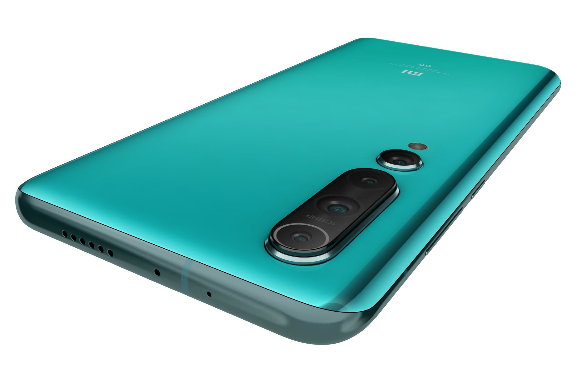 Xiaomi Mi 10 Coral Green 3D model_15