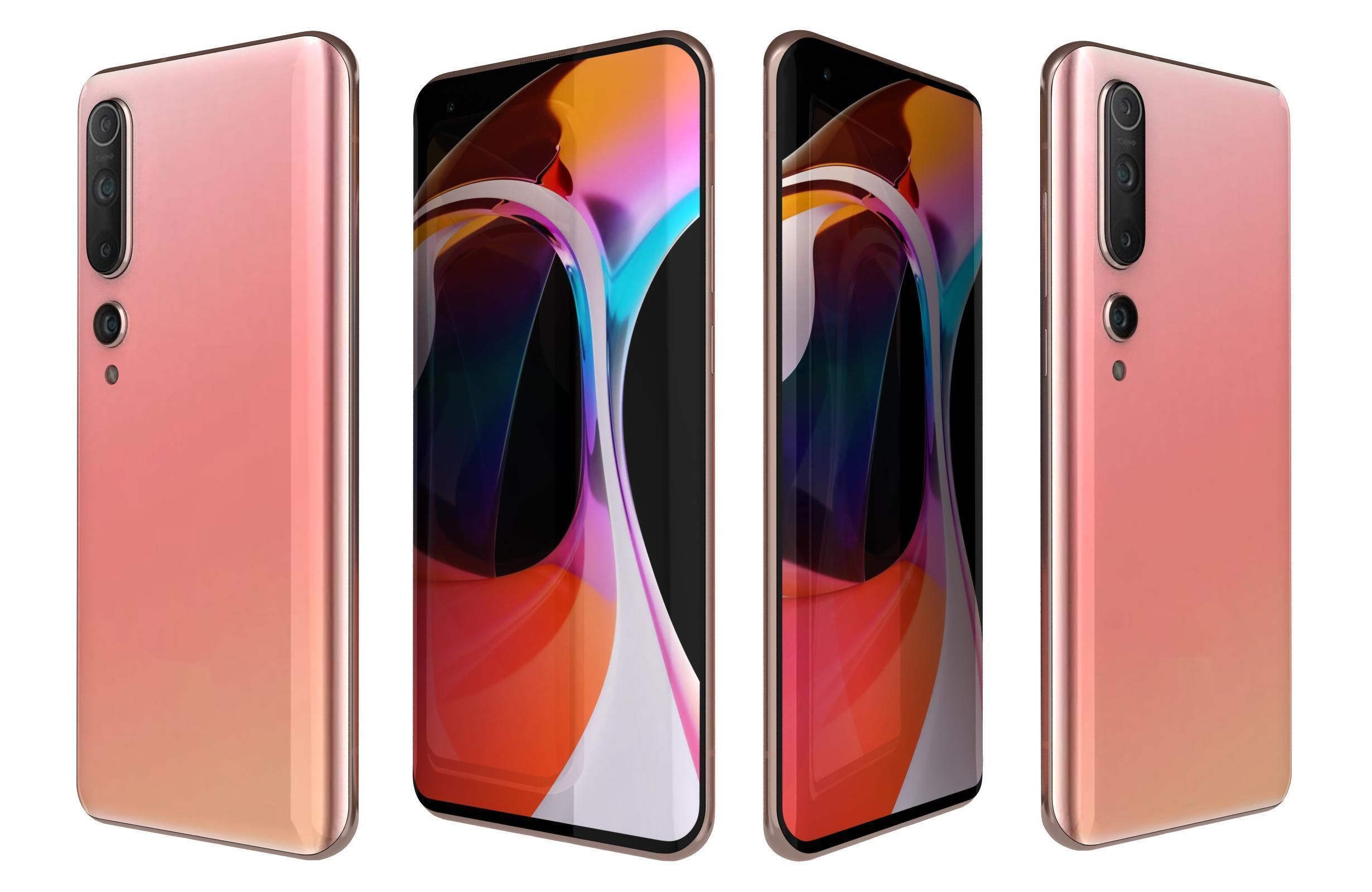 Huawei P Smart 2021 Crush Green 3D model_3