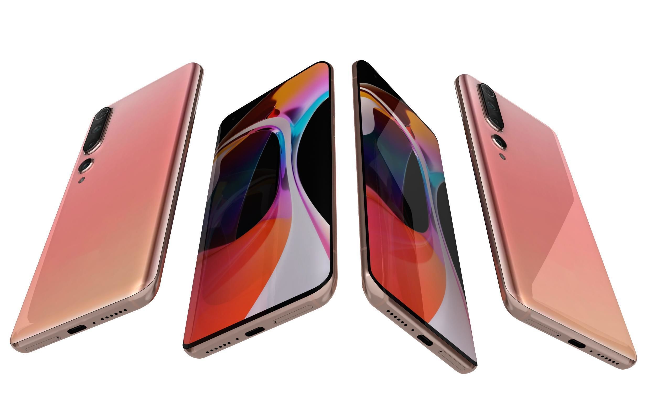 Huawei P Smart 2021 Crush Green 3D model_5