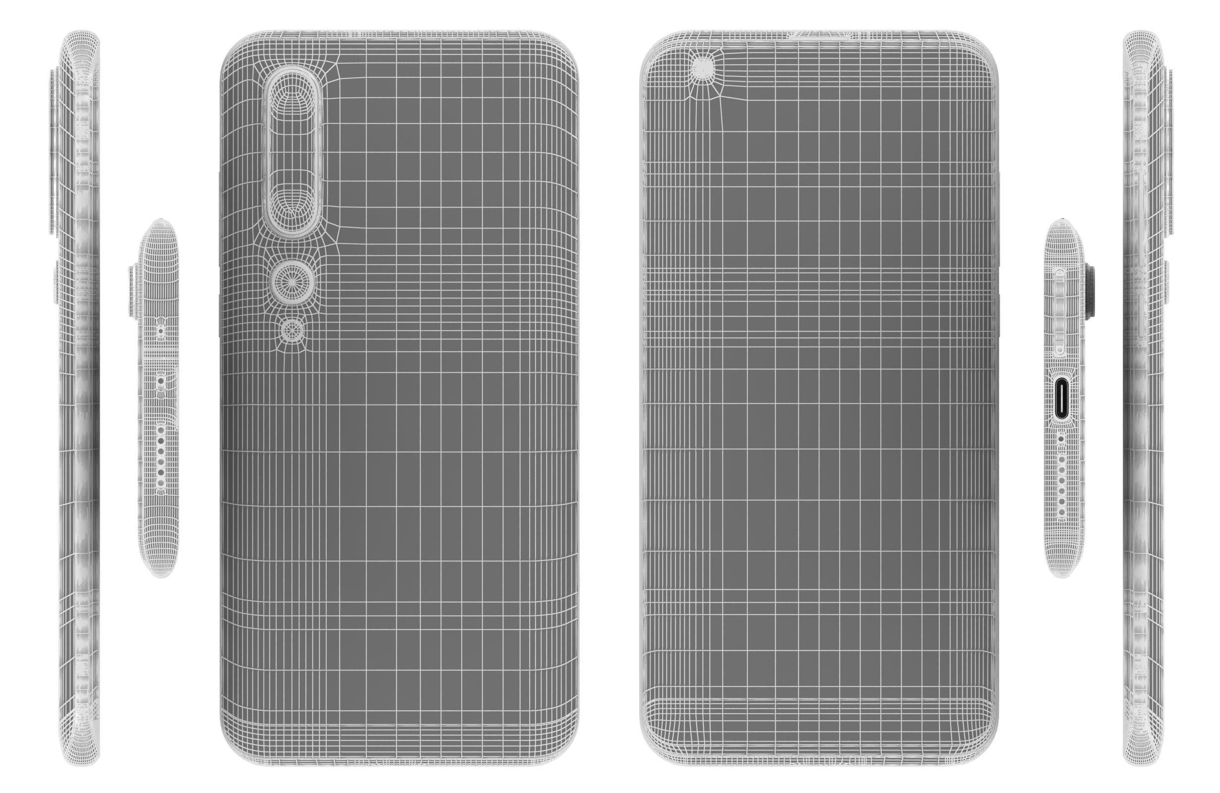 Huawei P Smart 2021 Crush Green 3D model_17