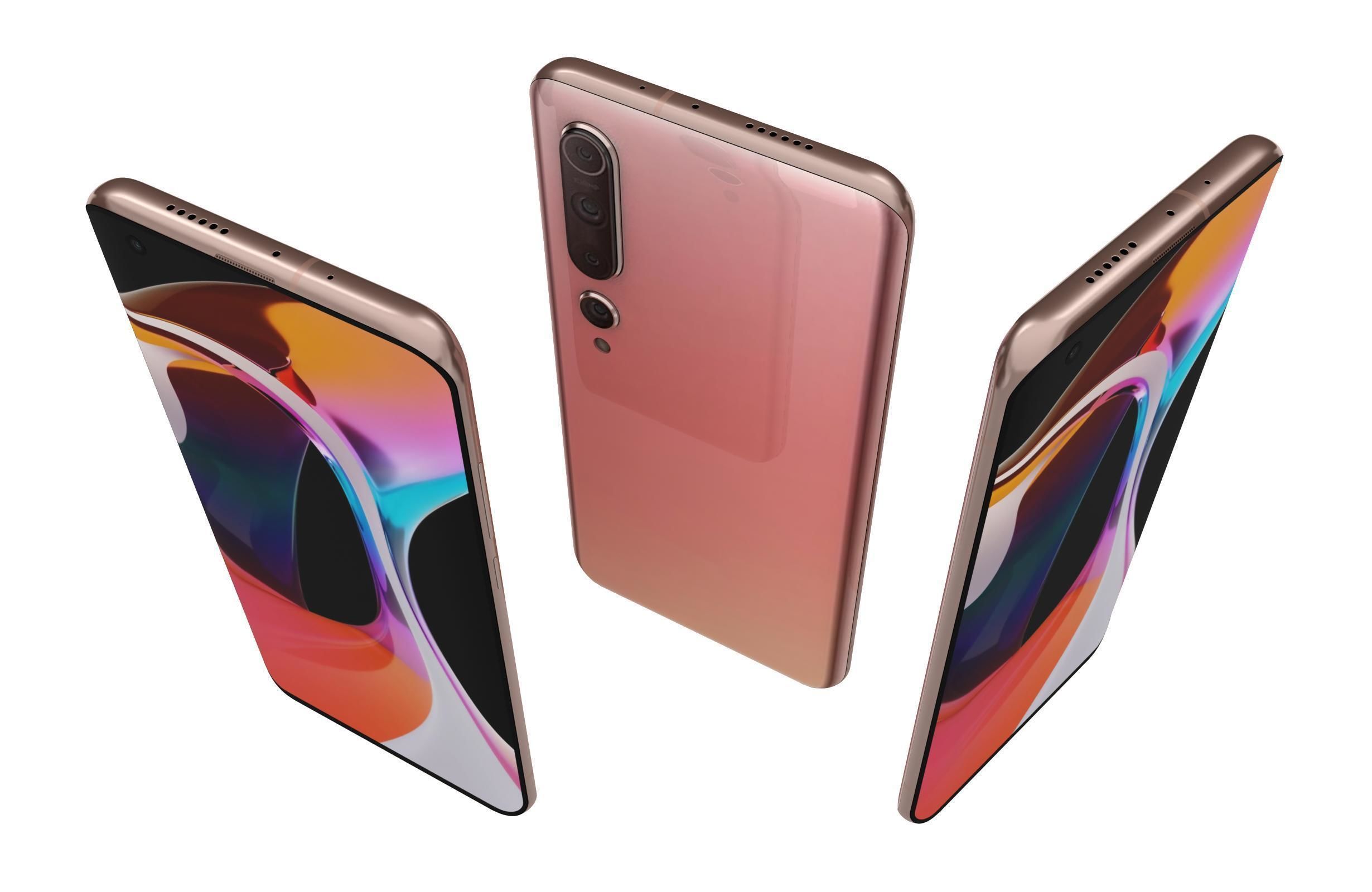 Huawei P Smart 2021 Crush Green 3D model_2