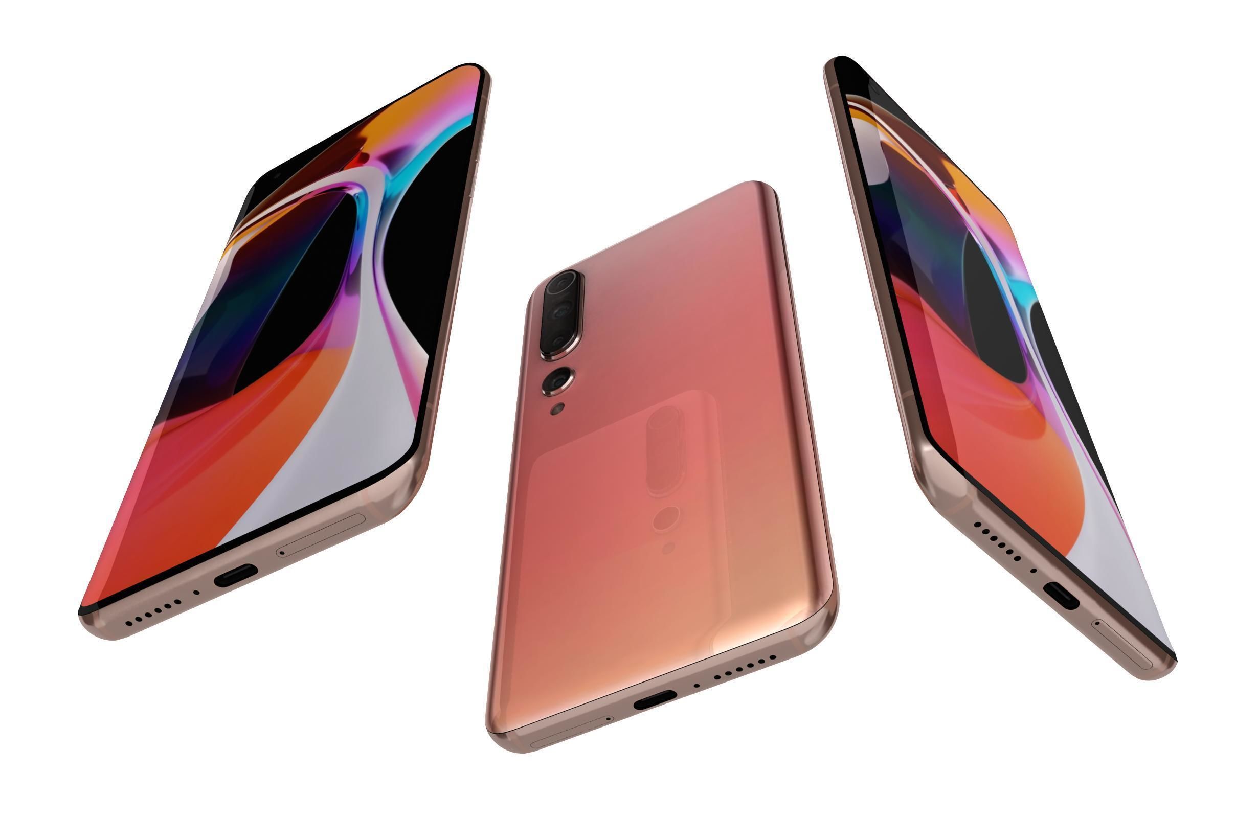 Huawei P Smart 2021 Crush Green 3D model_1