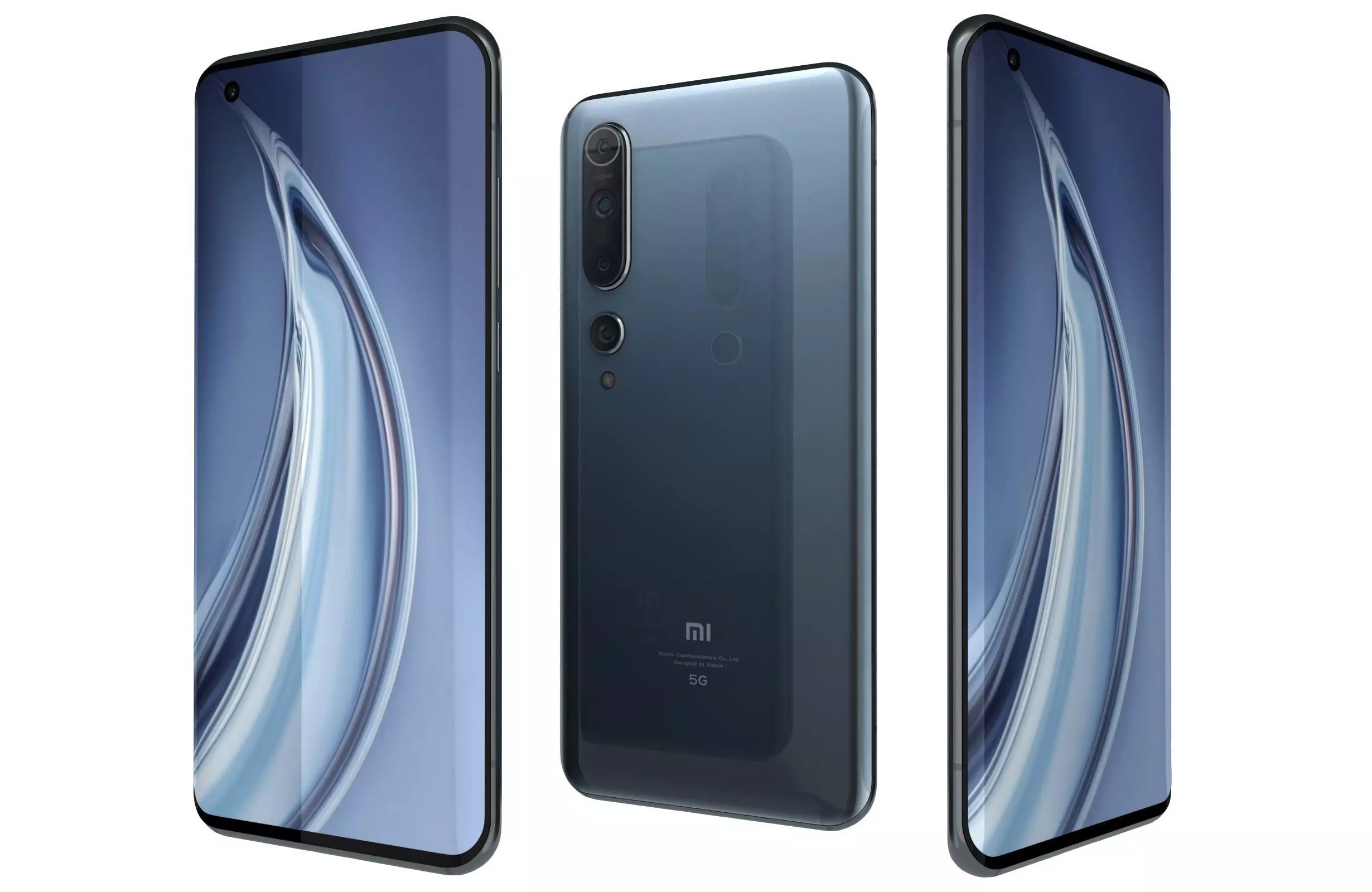 Xiaomi Mi 10 Twilight Grey 3D model_0