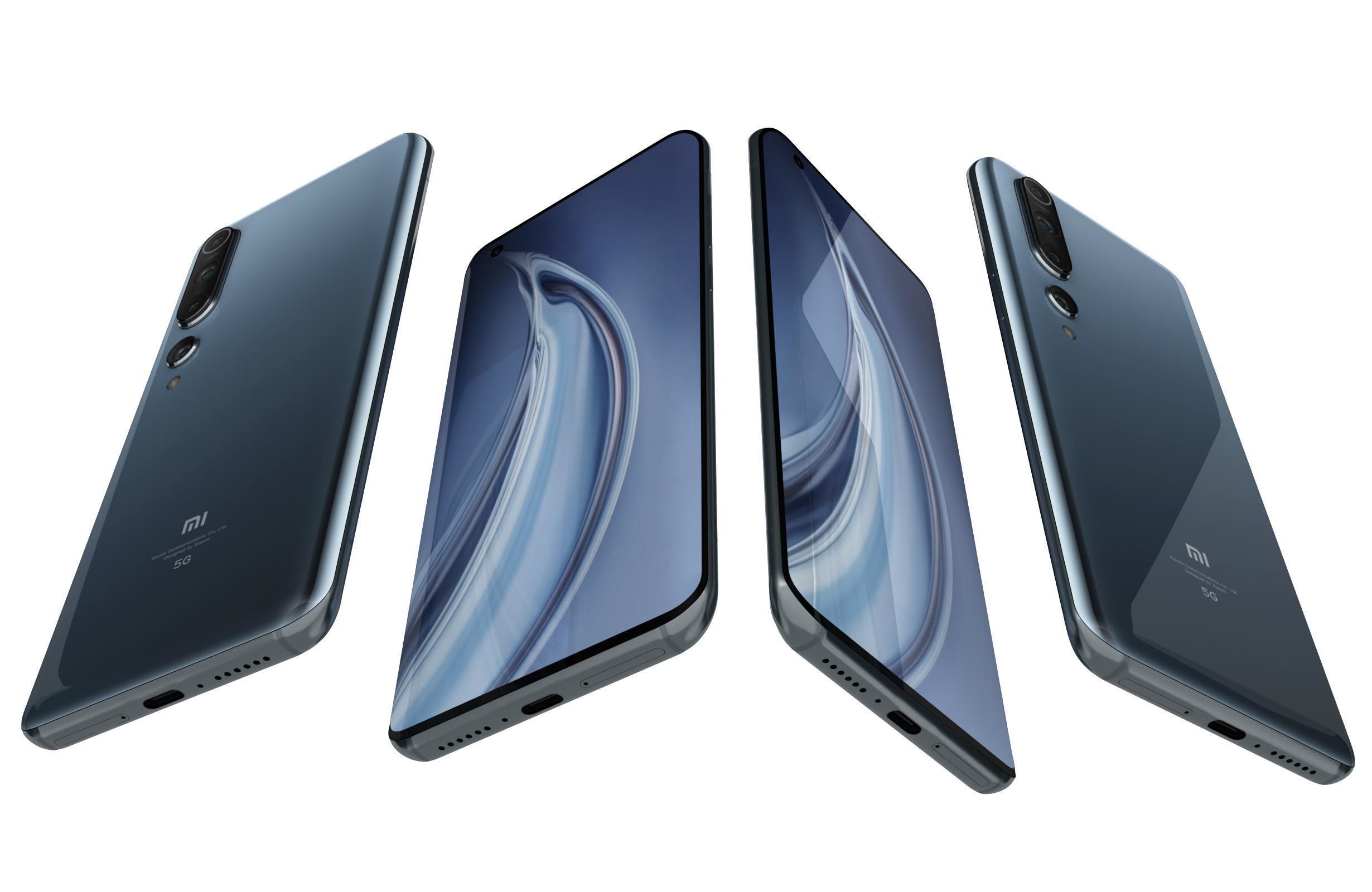 Xiaomi Mi 10 Twilight Grey 3D model_5