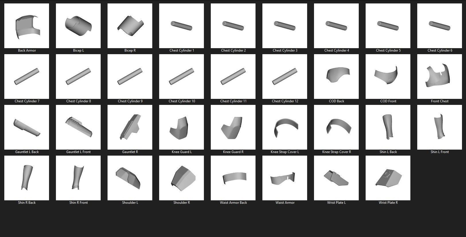 Clone Force 99 Tech Full Armor 3D print ready STL 3D print model_7