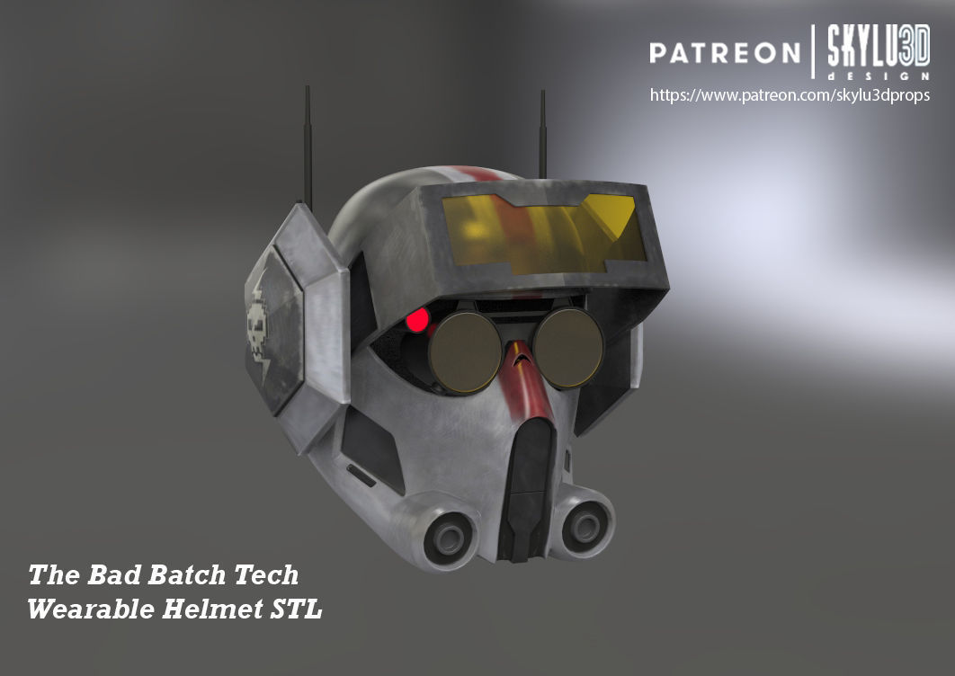 Clone Force 99 Tech Full Armor 3D print ready STL 3D print model_4