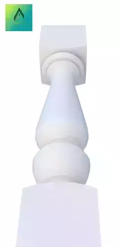 Baluster Model 5 pedestal