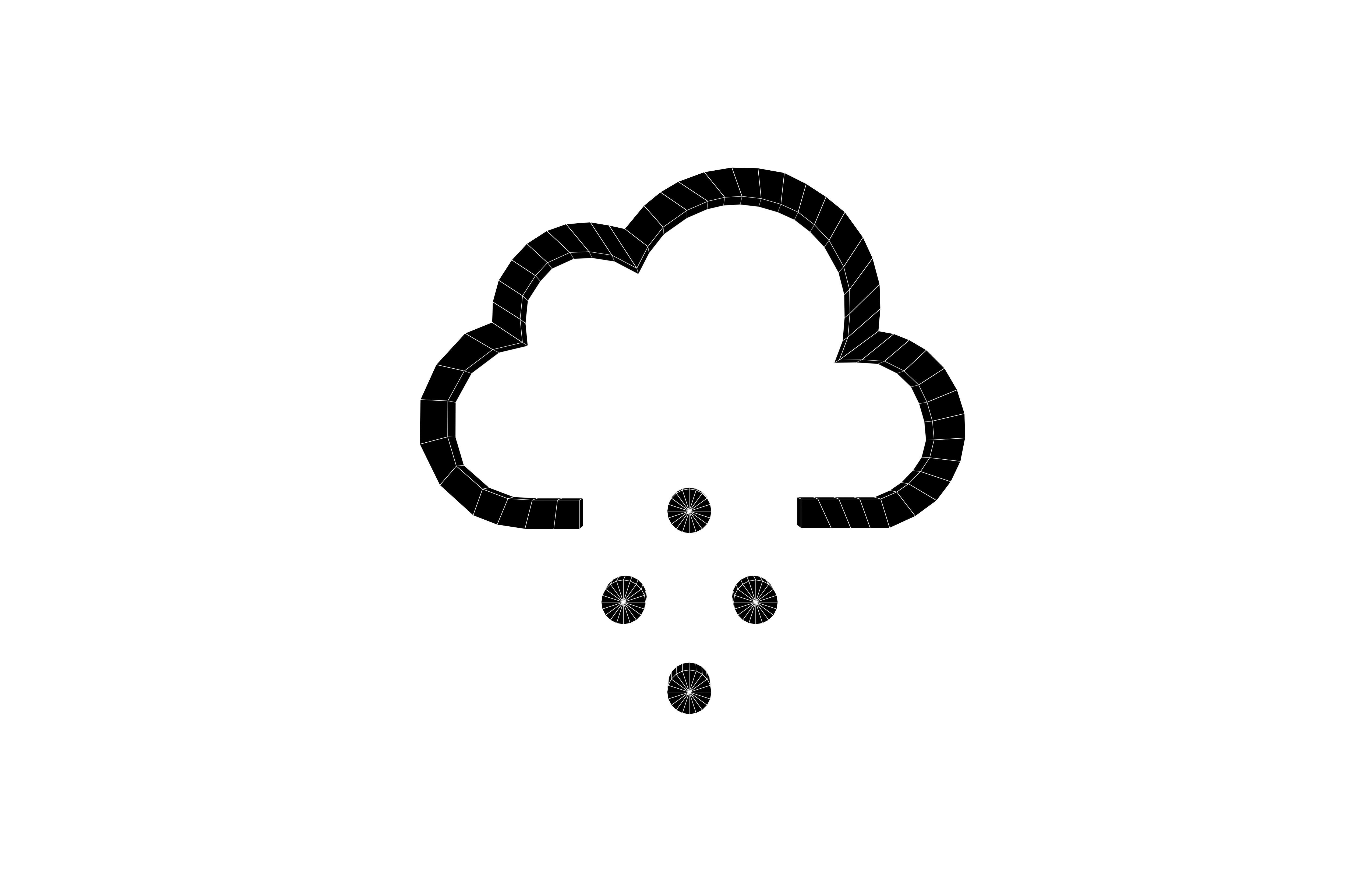 Weather Symbol v14 002 Low-poly 3D model_5