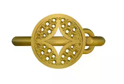 Rui-Rings gold ring with intricate design