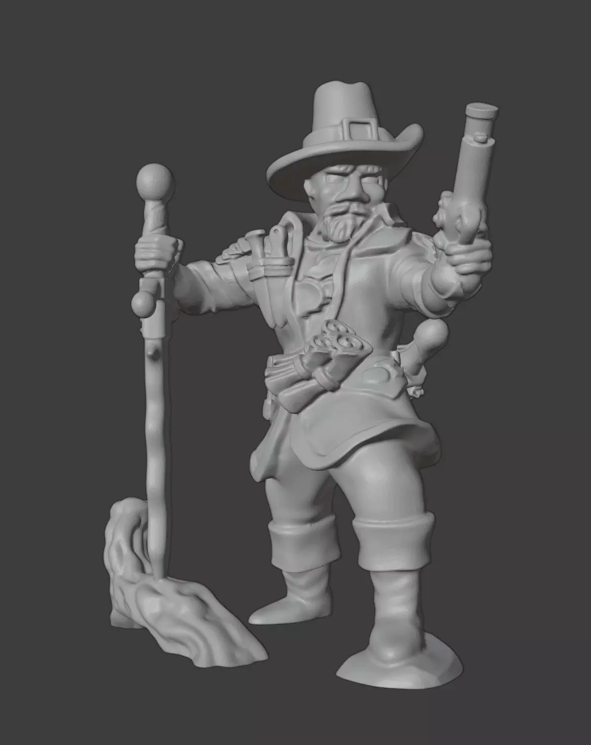 Witch Hunter - Free Model Free 3D print model