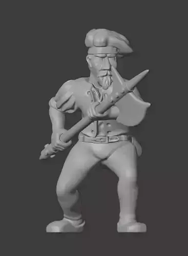 Imperial Halberdier - Free Model