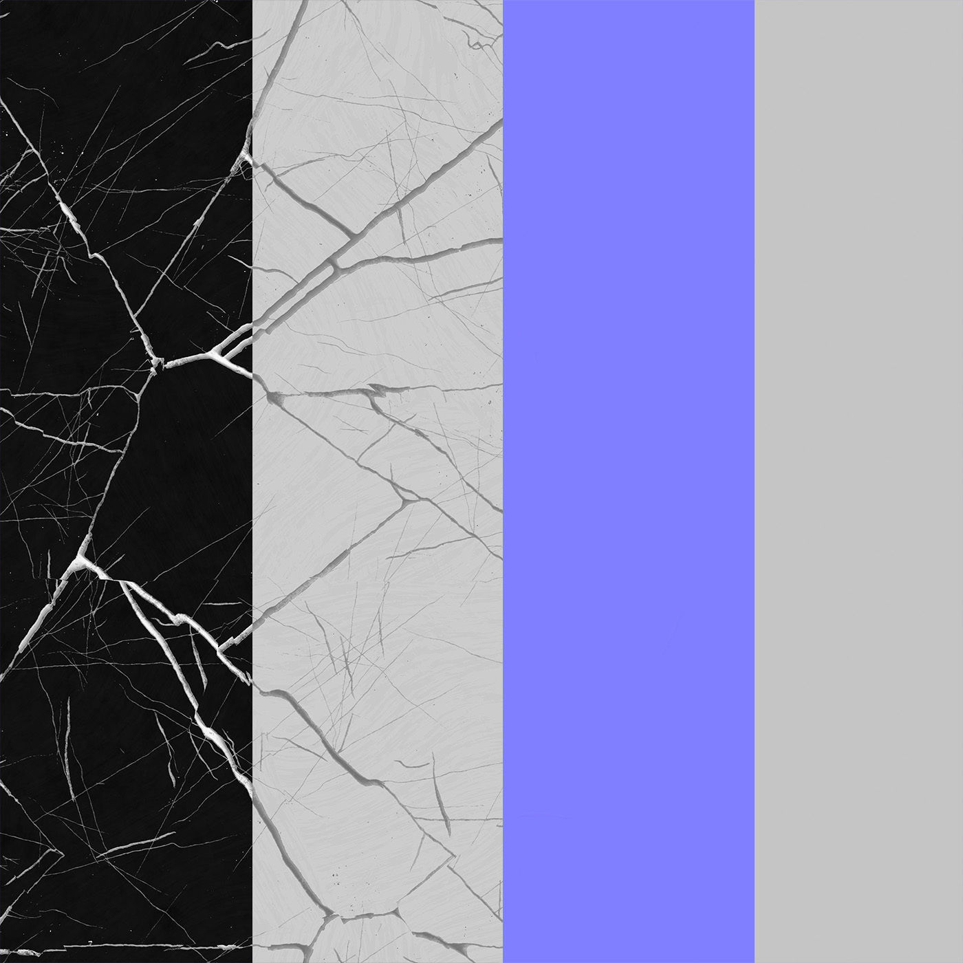 Black Marble Texture PBR Vray Corona 400 x 400 cm Texture_6