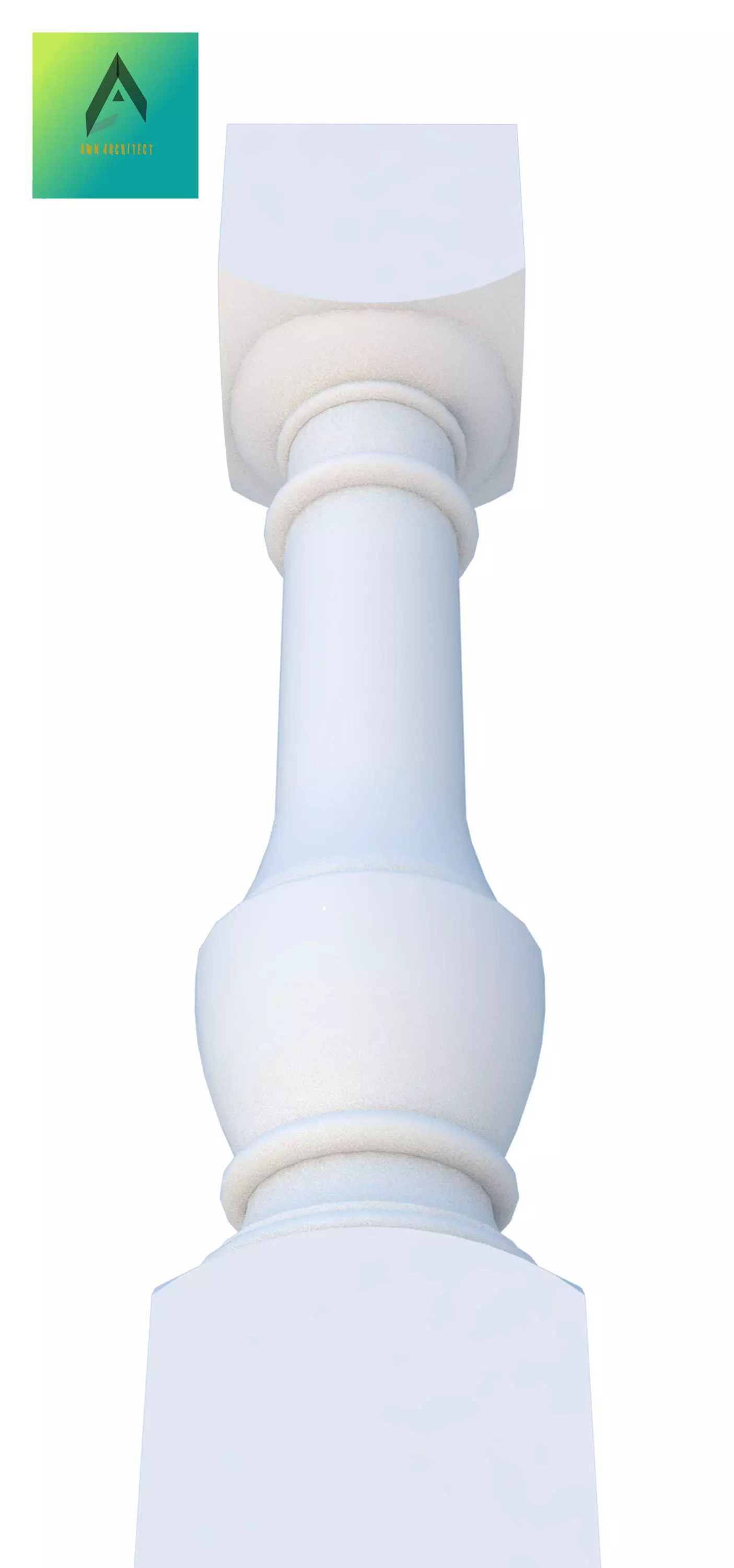 Baluster Model 10 3D print model_0