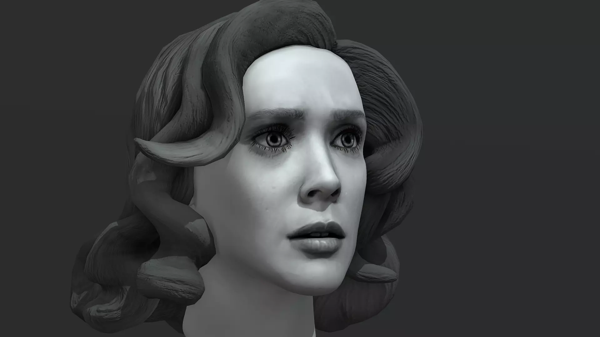 Wanda Maximoff Scarlet Witch Elizabeth Olsen 3D model