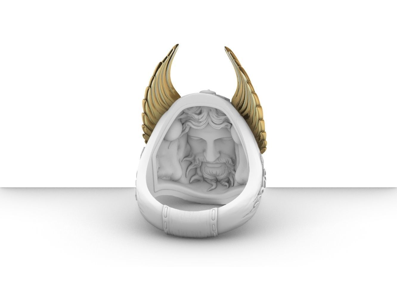 hermes ring 3d model 3D print model_1