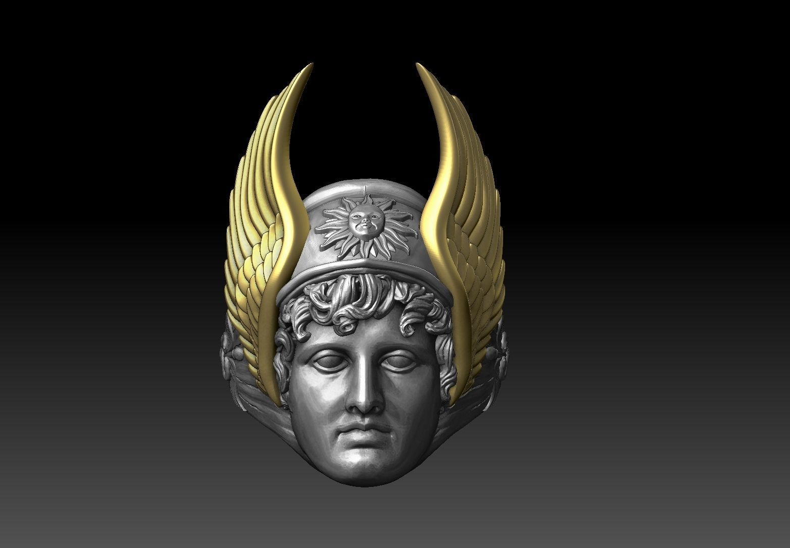 hermes ring 3d model 3D print model_14