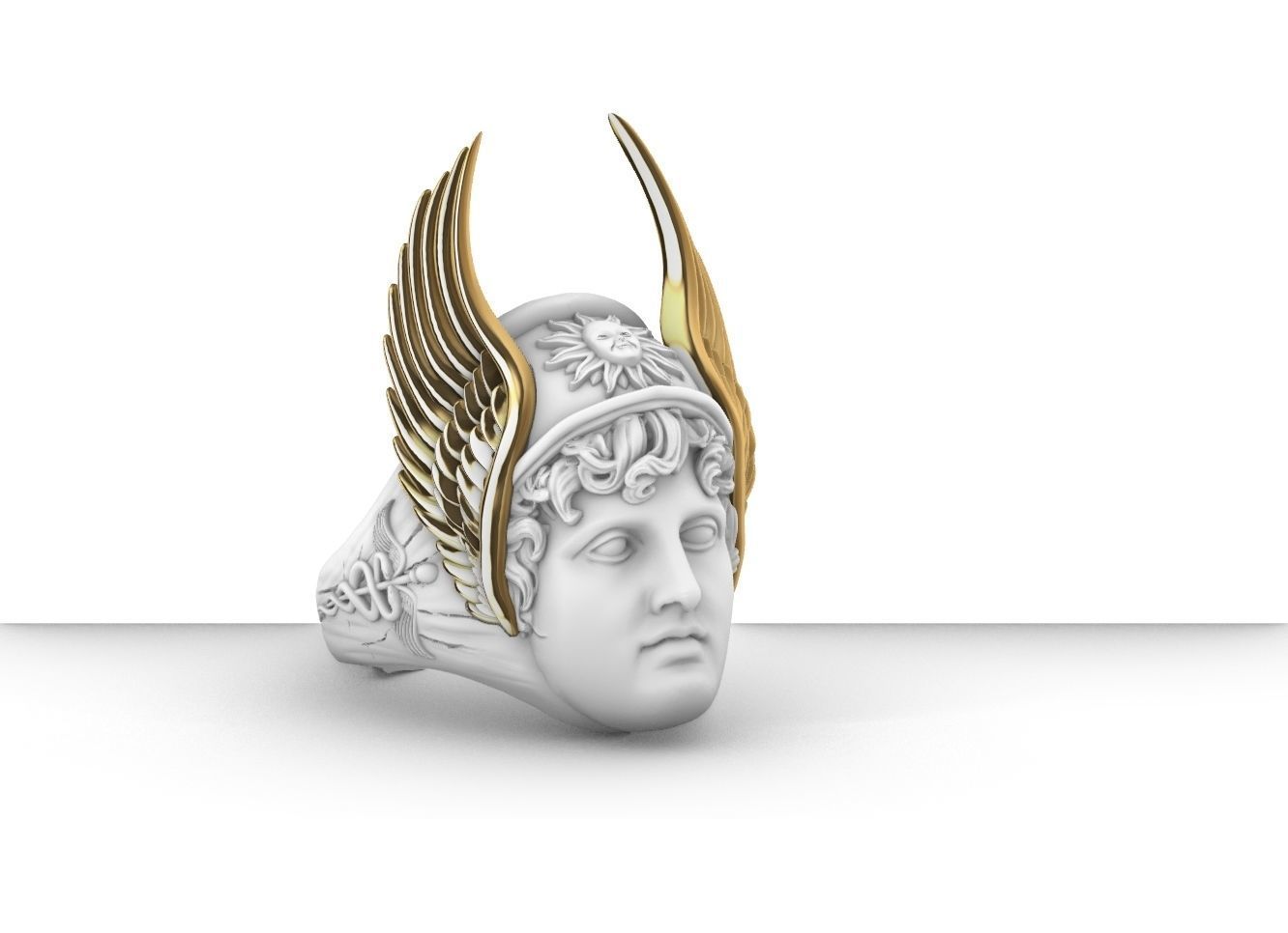 hermes ring 3d model 3D print model_8