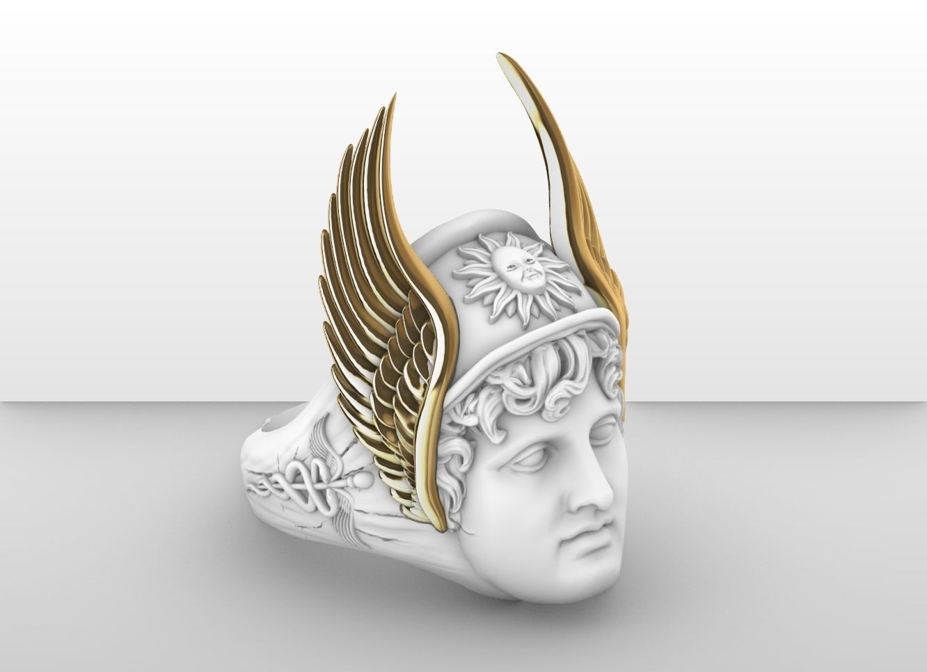 hermes ring 3d model 3D print model_11